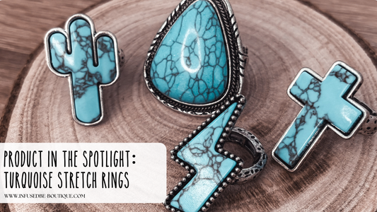 Product In The Spotlight: Turquoise Stretch Rings